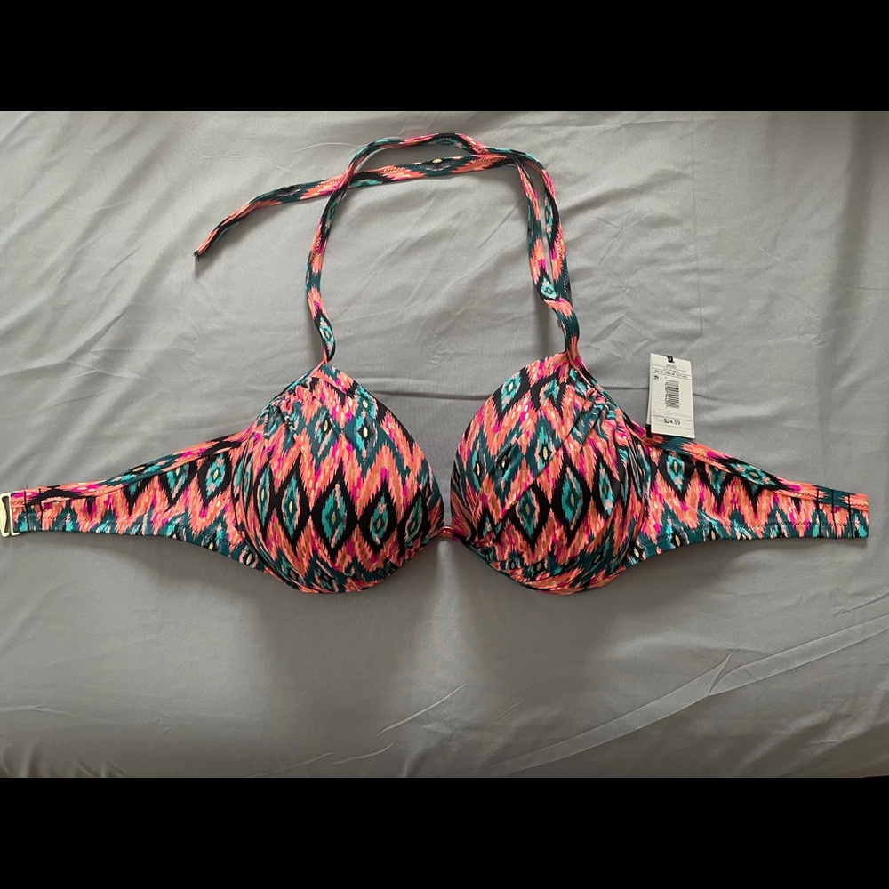 Colorful bikini top
